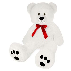 Teddybär L - XXXL 50-175cm Plüsch Kuschel Stoff Tier Riesen Teddy Bär Valentinstag Geschenk, Farbe:weiß, Größe:XL