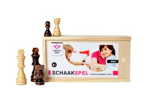 Longfield Games Schachfiguren Königshöhe 77 mm