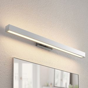 Lindby LED Wandleuchte, Wandlampe Bad 'Tade' (spritzwassergeschützt (Modern) in Chrom aus Aluminium u.a. für Badezimmer (1 flammig,, inkl. Leuchtmittel) - Wandleuchten, Spiegelleuchte Badezimmer