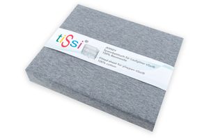 tiSsi® Spannbetttuch grau 6-eckig für Laufstall
