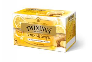 Twinings Lemon & Ginger Tee (Zitrone & Ingwer) 25 Teebeutel