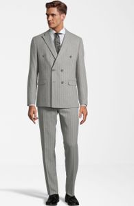 SteffenKlein Herren Anzug Slim-Fit 5600-46, 5600-48, 5600-50, 5600-52, 5600-54, 5600-56 903881 hellgrau 52