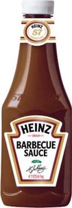 Heinz BBQ omáčka pikantná s príchuťou drevného dymu hickory originál 875ml