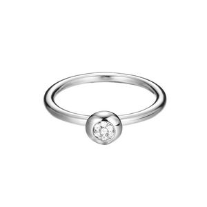 Esprit Damen Ring ES-SPARKLING PETITE Silber Weiß 56 (17.8)