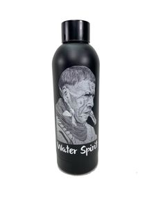 Water Spirit Trinkflasche 800ml Edelstahl | Indianischer Häuptling Design | Leicht & Auslaufsicher | Wasserflasche für Sport, Reisen, Alltag BPA-frei