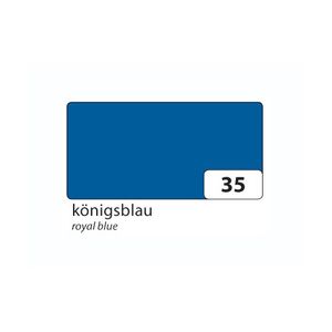 folia 120535 Passepartoutkarten, ovale Stanzung mit Kuvert, königsblau, 15-teilig (1 Set)