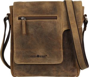 Greenburry Vintage 1650-25 Leder Messenger Schultertasche