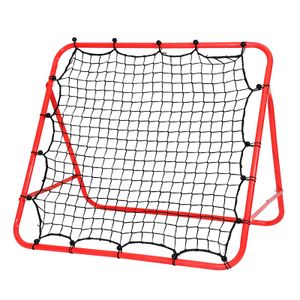 SWANEW Football Rebounder Kickback Goal Bounce Wall Net Nastavitelný fotbalový trénink 103 x 100 cm