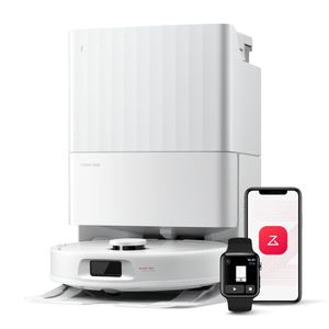 Roborock QR 598 Staubsauger Roboter, 8.000 Pa, All-in-One Dock, Hebarer Mopp, Anti-Verfilzungsbürste, Reactive Tech, PreciSense LiDAR, Weiß