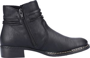 Dámské polokozačky Rieker 73488-00 schwarz 39 Dámské polokozačky Rieker 73488-00 schwarz 39