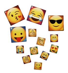 Set von 65 Emoticons Kühlschrankmagneten