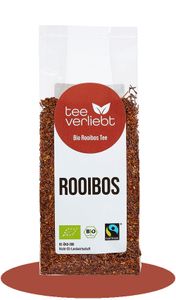 teeverliebt - Rooibos ohne Aroma BIO & FairTrade Rotbuschtee | 100g