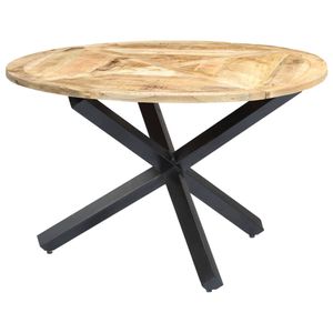 vidaXL Jedálenský stôl okrúhly 120 × 76 cm z mangového masívu