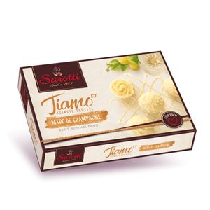 Sarotti Tiamo feinste Champagner Trüffel Marc de Champagne 125g