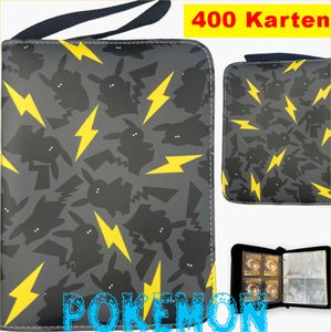 Pokémon Pikachu Ordner - Pokemon Sammelkarte Album Buch 400 karten Weihnachten