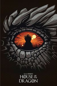 House of the Dragon - Eye - Film Poster Plakat - Größe 61x91,5
