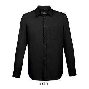 SOLS Herren Hemd Baltimore Fit Shirt 02922 Schwarz Black XL
