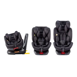 Bebies First Rotate ISOFIX Autositz 360° Drehbar Gruppe 0/1/2/3 (0-36 kg/0-12 Jahre) - Kindersitz Schwarz