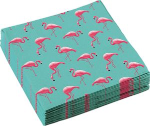 20 Servietten Flamingo Paradise