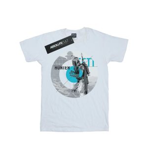Star Wars - "Boba Fett Bounty Hunter Circle" T-Shirt für Jungen BI51145 (116) (Weiß)