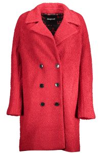 DESIGUAL Lehká dámská bunda Textilní červená SF15024 - Velikost: L