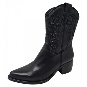 Apple of Eden Cashmere Smooth Damenschuhe Stiefel Western Stiefel Schwarz Freizeit, Schuhgröße:39 EU