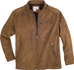 Jack&Jones XXL Jacke Biker-Style cognacbraun, Größe:5XL Jack&Jones XXL Jacke Biker-Style cognacbraun, Größe:5XL