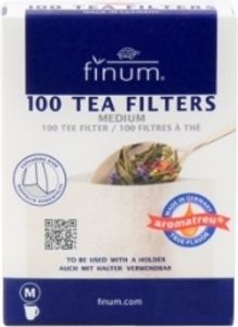 Finum, jednorázové čajové filtry M,100 kusů (VÝROBEK Z NĚMECKA)