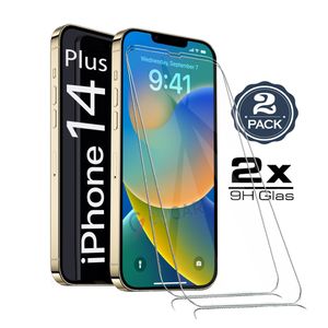 2X Für iPhone 14 Plus ( 6.7" ) - Panzerglas Glasfolie Display Schutz Folie Glas 9H Hart Echt Glas Displayschutzfolie 2 Stück