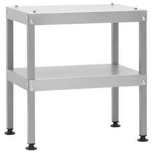 vidaXL Stůl pro udírnu 40x28x44,5 cm Pozinkovaná ocel