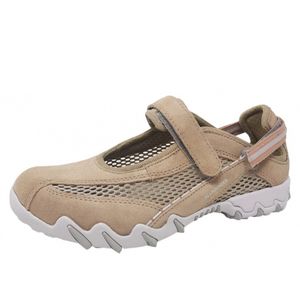 Allrounder by Mephisto Niro Damen Klettschuh in Beige, Größe 7.5