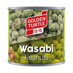 Orzeszki ziemne Golden Turtle w panierce wasabi, chrupiące i pikantne 140 g