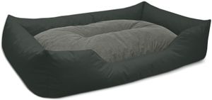 Pelíšek pro psy MIMI, pohovka pro psy, polštář pro psy, (XXXL) cca 150x110x28cm, ROCK-FLOW (šedá/antracitová)