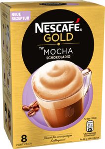 Nescafé Gold Typ Mocha, Faltschachtel (8 x 18 g)