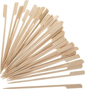 SIDCO Spieße Bambus 40 x Cocktailspieße Holzspieße Partyspieße Grillspieße 18 cm lang