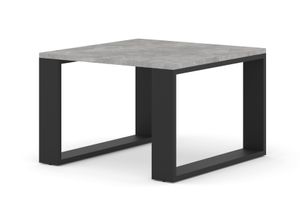 Couchtisch Luca 60 x 60 cm Quadrat Beistelltisch Tisch für das Wohnzimmer Beton