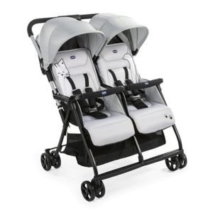 CHICCO 13977564 Zwillingsbuggy Ohlalà Twin silber - B Ware
