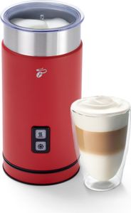 Tchibo elektrischer Milchaufschäumer, Antihaftbeschichtung, warmer und kalter Milchschaum, für Latte Macchiato, Cappuccino und Kakao, Edelstahlgehäuse Tchibo elektrischer Milchaufschäumer, Antihaftbeschichtung, warmer und kalter Milchschaum, für Latte Macchiato, Cappuccino und Kakao, Edelstahlgehäuse