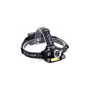 Čelovka CREE 1 x XM-L T6 + 4 x silný Q5 bílý + 1 x silný COB + ZOOM pásek