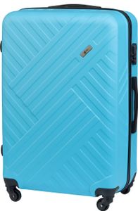 Xonic Design Reisekoffer - Hartschalen-Koffer mit 360° Leichtlauf-Rollen - hochwertiger Trolley mit Zahlenschloss in M-L-XL oder Set (Neon Blau XL)