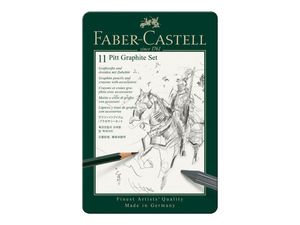 FABER-CASTELL PITT GRAPHITE Set klein 11-teiliges Etui