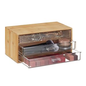 relaxdays Kosmetik Organizer 3 Schubladen