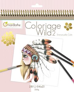 avenue mandarine Zeichenbuch "Wild 2" 28 Blatt