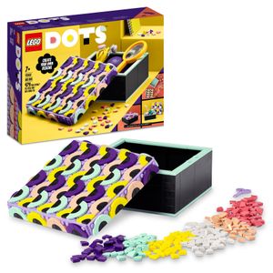 LEGO 41960 DOTS Große Box, Bastelset für Schmuckkästchen, Schreibtisch-Organizer oder Kinderzimmer-Deko, Basteln für Kinder ab 6 Jahren