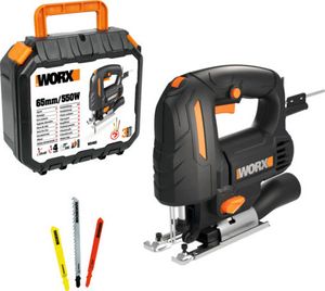 Přímočará pila WORX 550W WX463, s kufříkem a příslušenstvím