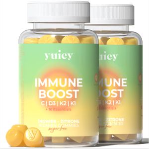 Immun Multivitamin A-Z vegane Gummibärchen hochdosiert - Immunkur - yuicy® Immune Boost