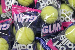 Bubble Gum Boom Tennis Balls Kaugummi Tennisbälle einzeln 5g