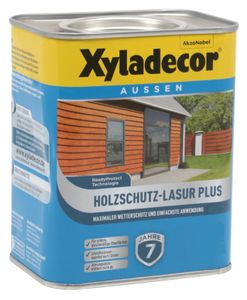 Xyladecor Holzschutz-Lasur Plus nussbaum 4L
