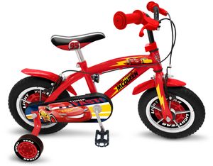Cars Fahrrad, 12 Zoll, 21,5 cm Jungen Felgenbremse Rot