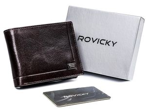 Skórzany Portfel Męski Z Ochroną Kart Rfid Protect Lumarko!